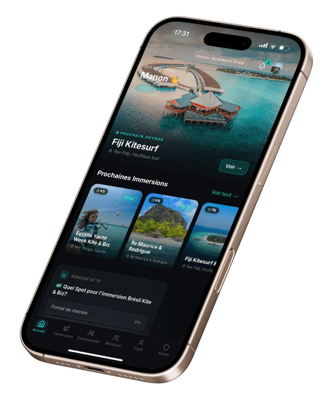 App TBC — Accueil
